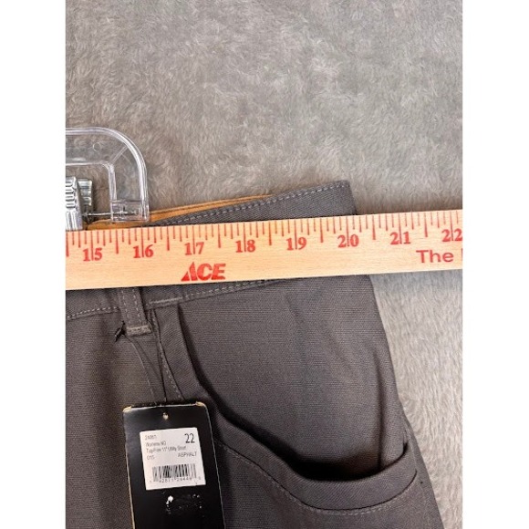 Noble Outfitters Womens Tug-Free 11 Utility Shorts Asphalt Grey Size 22 NWT - Picture 6 of 7